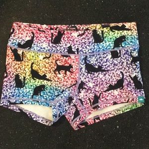 WodBottom Glitter Kitty shorts